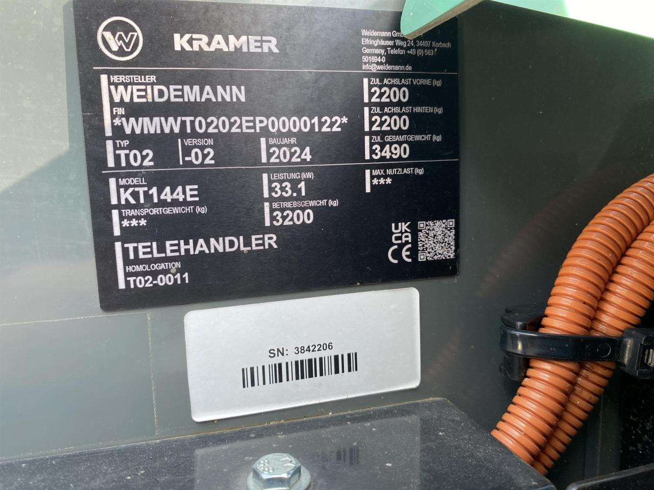 Kramer KT144e - Telescopic handler: picture 5 Kramer KT144e - Telescopic handler: picture 5
