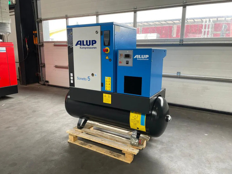 Alup Sonetto 5 + 200 Elektrische Schroefcompressor 4 kW 470 L / min 10 Bar met droger en ketel - Air compressor: picture 4 Alup Sonetto 5 + 200 Elektrische Schroefcompressor 4 kW 470 L / min 10 Bar met droger en ketel - Air compressor: picture 4