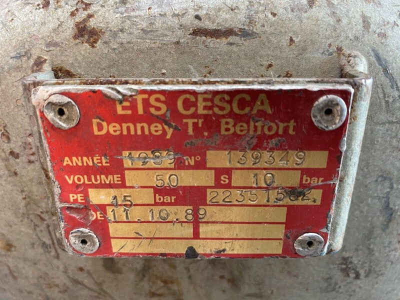 Air compressor Atlas-Copco LXS 111 1.1 kW 10 bar 125 L / min zuigercompressor met 50 liter ketel: picture 8