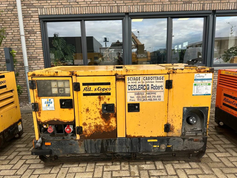 Atlas-Copco QAS 38 Yanmar Mecc Alte Spa 40 kVA Silent generatorset - Generator set: picture 1 Atlas-Copco QAS 38 Yanmar Mecc Alte Spa 40 kVA Silent generatorset - Generator set: picture 1