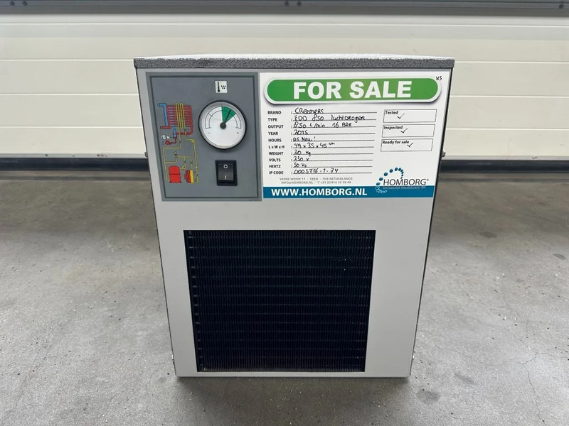 Creemers EDD 850 Luchtdroger 850 L / min 16 Bar Droger Dryer - Air compressor: picture 1 Creemers EDD 850 Luchtdroger 850 L / min 16 Bar Droger Dryer - Air compressor: picture 1