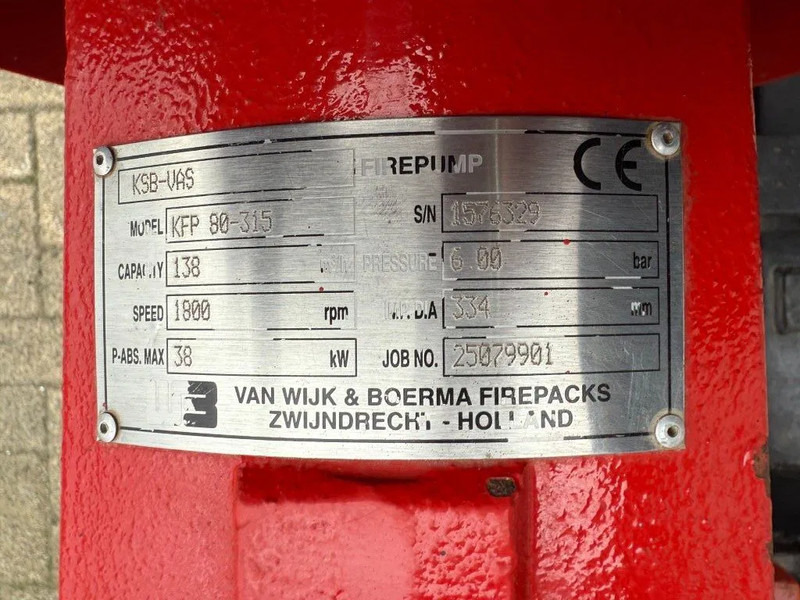 Water pump Cummins B3.8-C Firepack 138 m3 / h Diesel Waterpomp as New ! 197 hours: picture 11