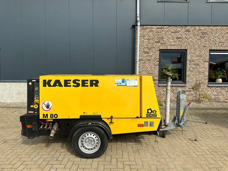Kaeser M80 Kubota 8.1 m3 / min 7 Bar 55 kW Mobiele Silent Diesel Compressor - Air compressor: picture 1 Kaeser M80 Kubota 8.1 m3 / min 7 Bar 55 kW Mobiele Silent Diesel Compressor - Air compressor: picture 1