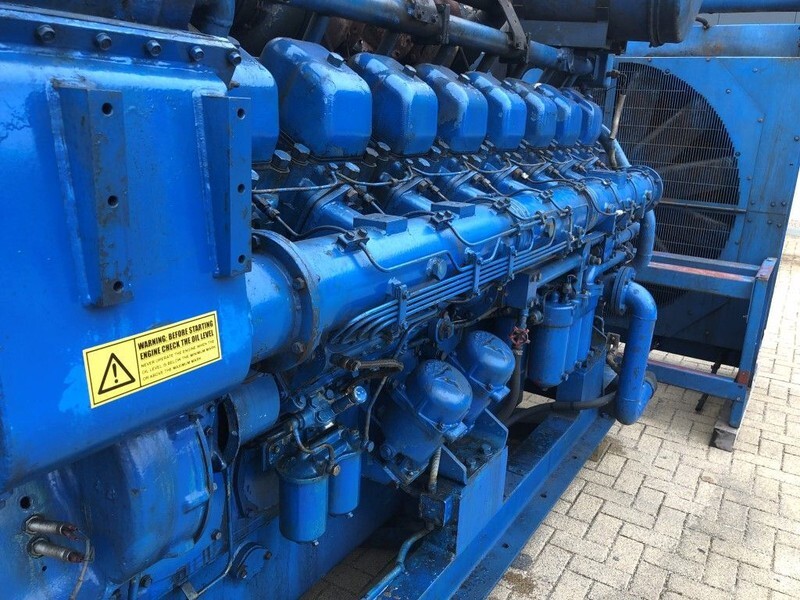 Mitsubishi S16N Stamford 1200 kVA generatorset - Generator set: picture 4 Mitsubishi S16N Stamford 1200 kVA generatorset - Generator set: picture 4