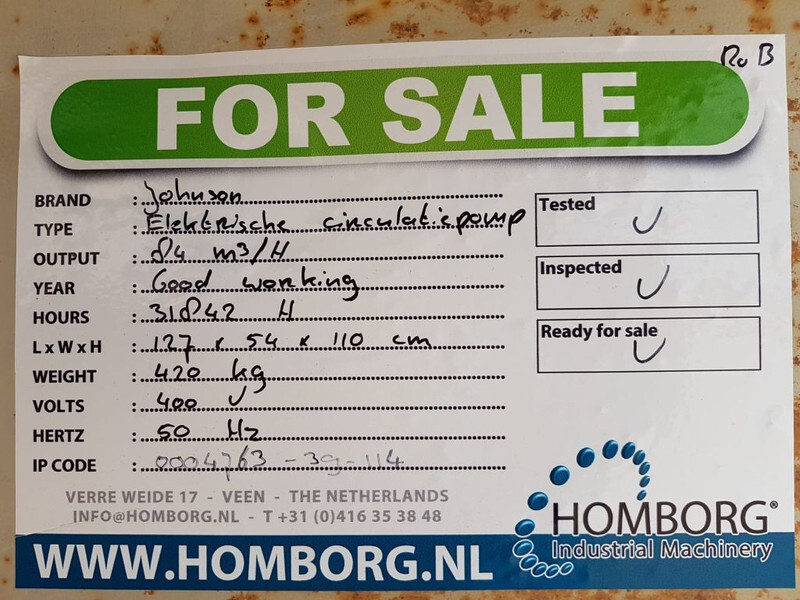 Water pump WATERPOMP Elektrische Waterpompsets diverse vermogens 2.2 kW tot 18.5 kW: picture 17 Water pump WATERPOMP Elektrische Waterpompsets diverse vermogens 2.2 kW tot 18.5 kW: picture 17