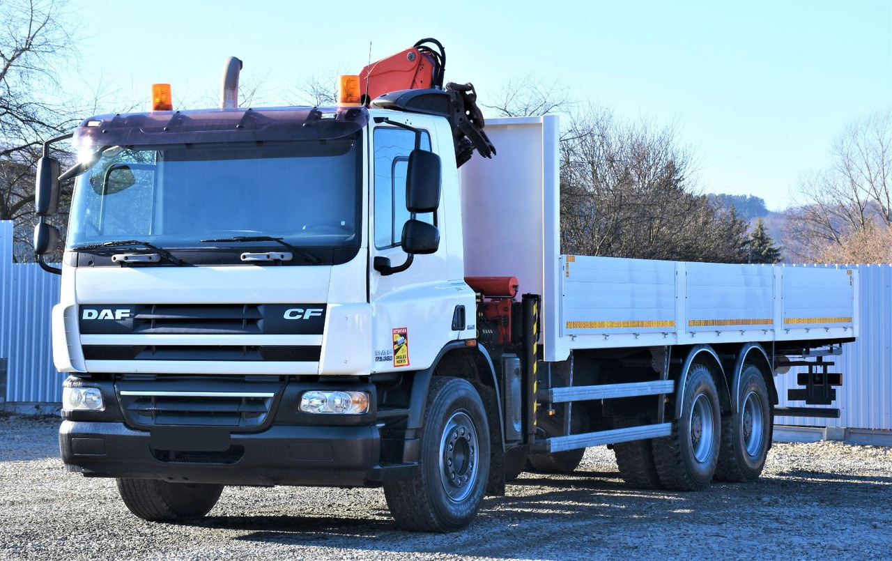 DAF CF 75.360 Pritsche 7,95 m + KRAN / FUNK * 6x4 DAF CF 75.360 Pritsche 7,95 m + KRAN / FUNK * 6x4 - Crane truck, Dropside/ Flatbed truck: picture 4 DAF CF 75.360 Pritsche 7,95 m + KRAN / FUNK * 6x4 DAF CF 75.360 Pritsche 7,95 m + KRAN / FUNK * 6x4 - Crane truck, Dropside/ Flatbed truck: picture 4