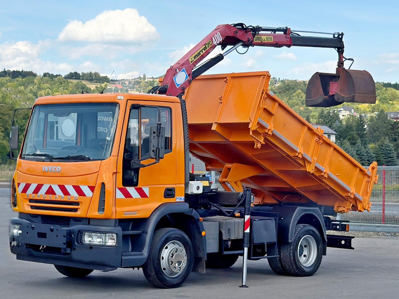 Iveco EUROCARGO 120E18 * HMF 403 K1 * TOPZUSTAND - Crane truck, Tipper: picture 2 Iveco EUROCARGO 120E18 * HMF 403 K1 * TOPZUSTAND - Crane truck, Tipper: picture 2