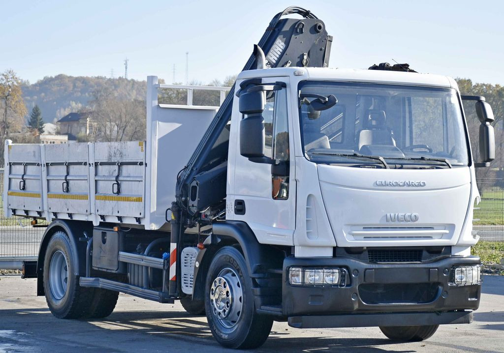 Iveco Eurocargo 180E28 *HIAB 122 B-2 DUO* TOPZUSTAND - Tipper, Crane truck: picture 3 Iveco Eurocargo 180E28 *HIAB 122 B-2 DUO* TOPZUSTAND - Tipper, Crane truck: picture 3