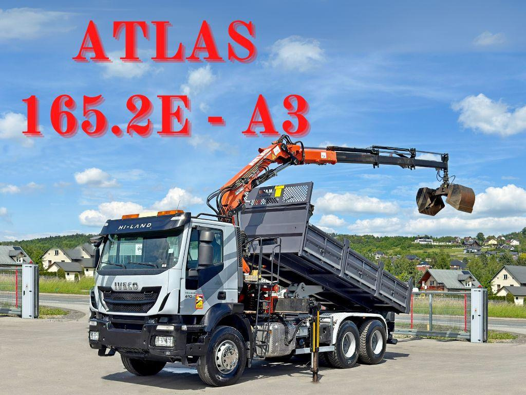 Iveco TRAKKER 410*Kipper 5,20m*ATLAS 165.2E * FUNK/6x4 Iveco TRAKKER 410*Kipper 5,20m*ATLAS 165.2E * FUNK/6x4 - Crane truck, Tipper: picture 1 Iveco TRAKKER 410*Kipper 5,20m*ATLAS 165.2E * FUNK/6x4 Iveco TRAKKER 410*Kipper 5,20m*ATLAS 165.2E * FUNK/6x4 - Crane truck, Tipper: picture 1