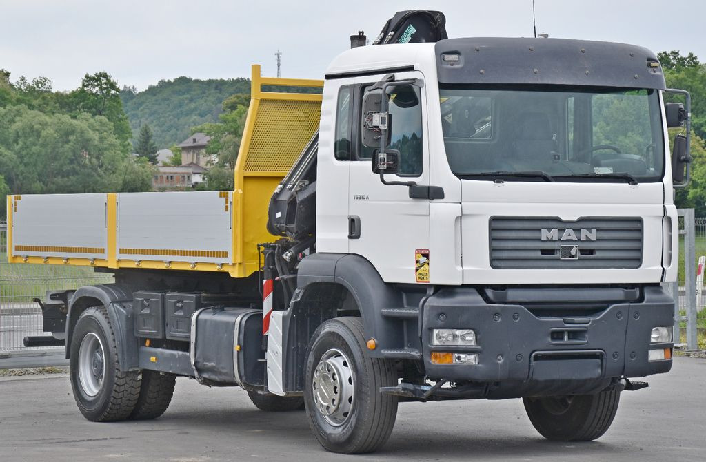 MAN TG 310 A* HIAB 111 BS - 2 DUO * TOPZUSTAND - Tipper, Crane truck: picture 3 MAN TG 310 A* HIAB 111 BS - 2 DUO * TOPZUSTAND - Tipper, Crane truck: picture 3