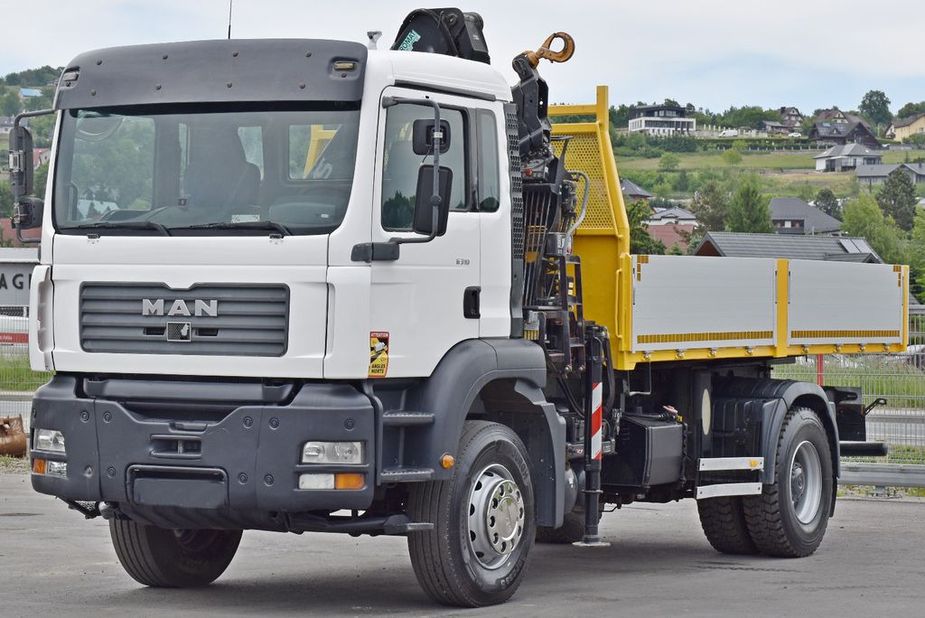 MAN TG 310 A* HIAB 111 BS - 2 DUO * TOPZUSTAND - Tipper, Crane truck: picture 4 MAN TG 310 A* HIAB 111 BS - 2 DUO * TOPZUSTAND - Tipper, Crane truck: picture 4