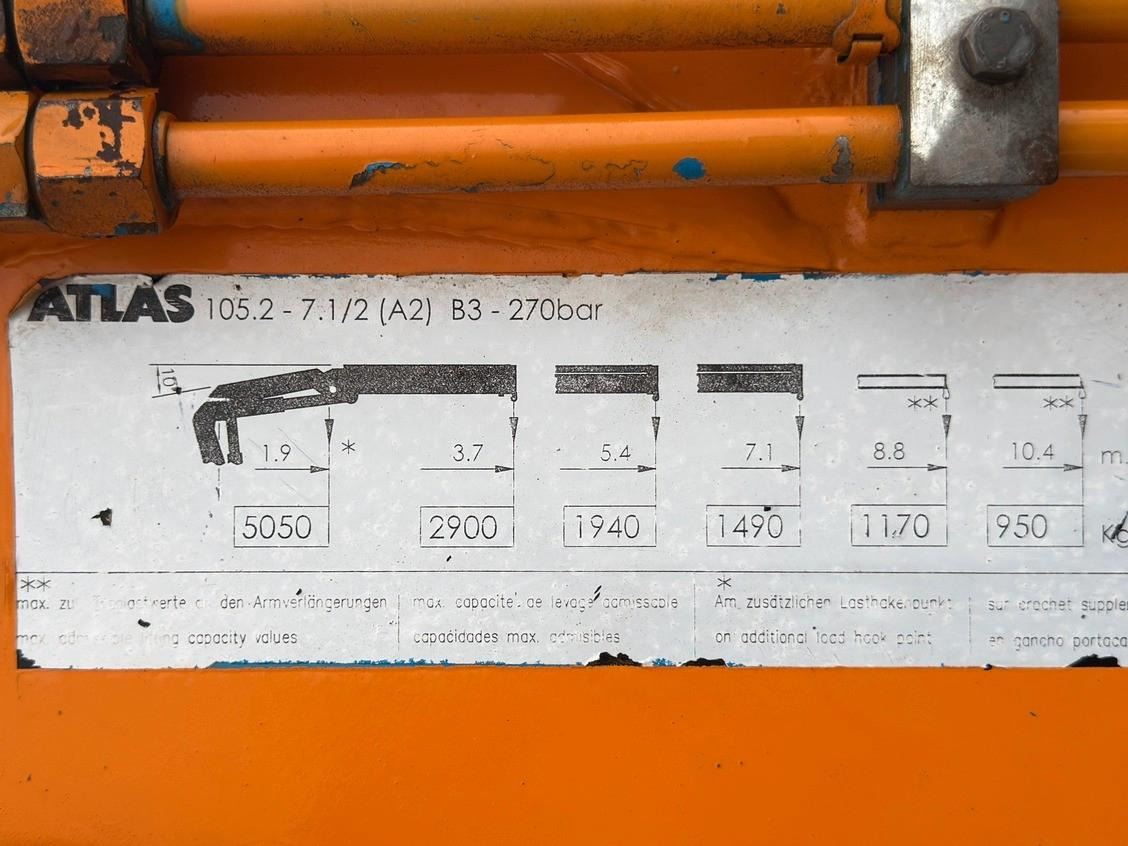 Leasing of  MAN TGA 26.360 * ATLAS 105.2 - 7.112 * TOPZUSTAND MAN TGA 26.360 * ATLAS 105.2 - 7.112 * TOPZUSTAND: picture 8