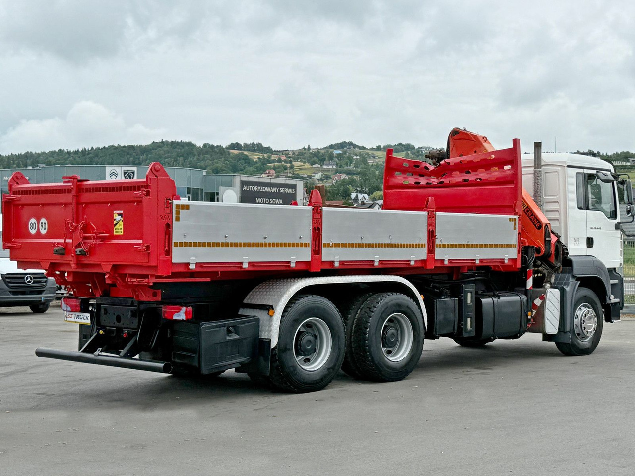 Tipper, Crane truck MAN TGA 26.400 * KIPPER 6,00m + PK 15500 * 6x4 * TOP: picture 6