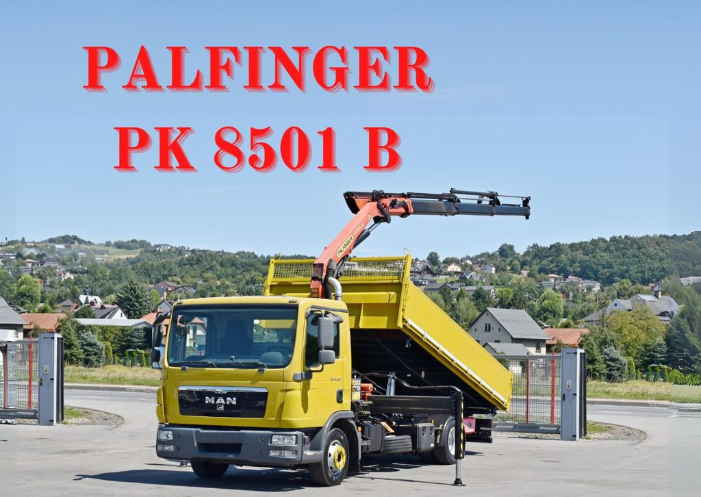 MAN TGL 12.220 Kipper 5,05 m + PK 8501 B *TOPZUSTAND - Crane truck, Tipper: picture 1 MAN TGL 12.220 Kipper 5,05 m + PK 8501 B *TOPZUSTAND - Crane truck, Tipper: picture 1
