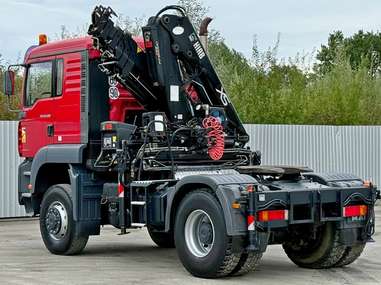 Crane truck MAN TGS 18.480 * HIAB 144 D - HIDUO + FUNK/ 4x4 *TOP: picture 7