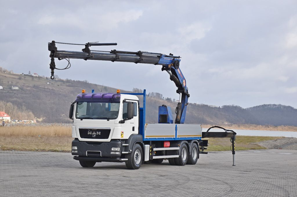 MAN TGS 26.360*PRITSCHE 6,60m * PM 30 SP / FUNK *6x4 - Crane truck: picture 2 MAN TGS 26.360*PRITSCHE 6,60m * PM 30 SP / FUNK *6x4 - Crane truck: picture 2