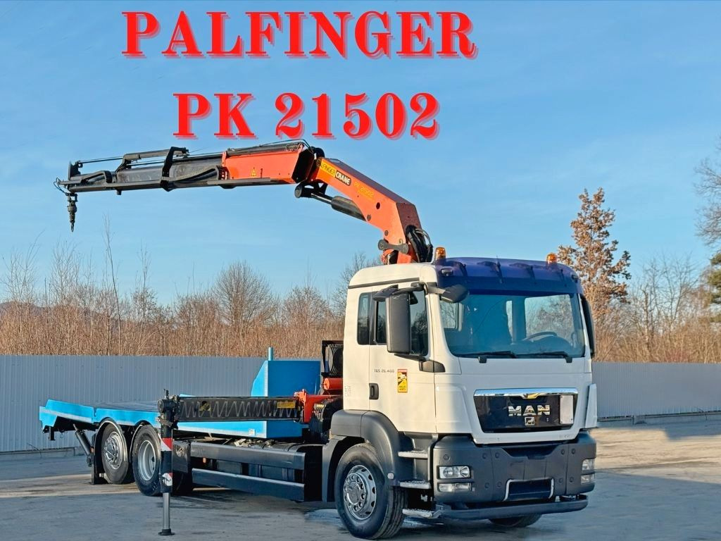MAN TGS 26.400 * PALFINGER PK 21502 + FUNK* - Crane truck: picture 1 MAN TGS 26.400 * PALFINGER PK 21502 + FUNK* - Crane truck: picture 1