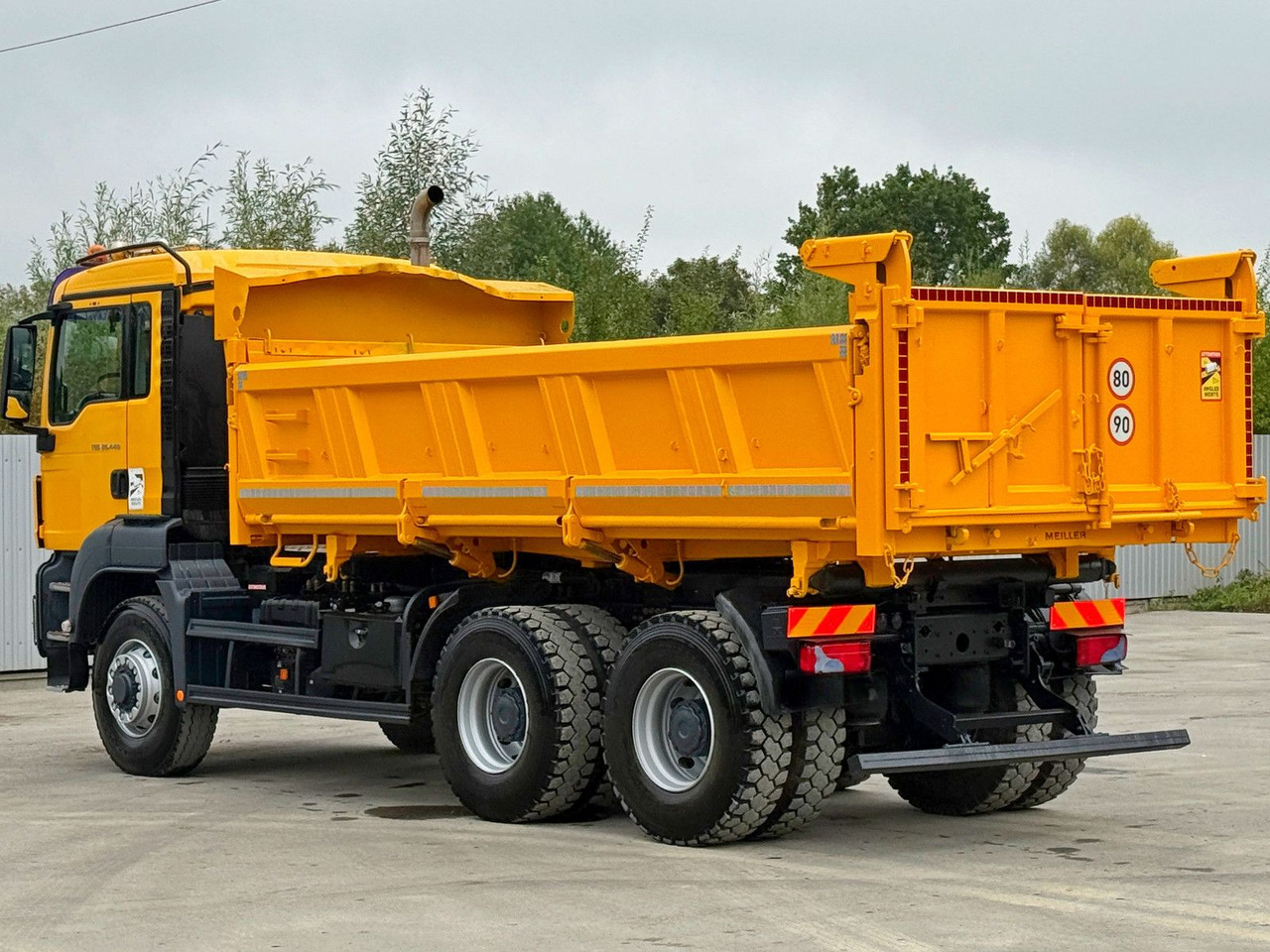Tipper, Crane truck MAN TGS 26.440 * Kipper 5,20m+BORDMATIC * 6x6 * TOP: picture 8