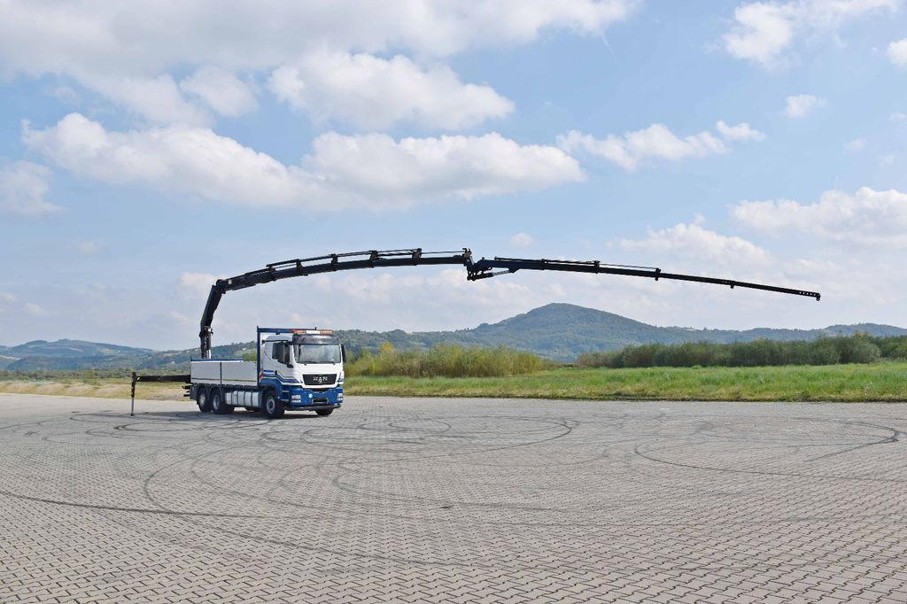 MAN TGS 26.440 *PK 27002 - SH E + JIB PJ060A + FUNK - Crane truck, Dropside/ Flatbed truck: picture 2 MAN TGS 26.440 *PK 27002 - SH E + JIB PJ060A + FUNK - Crane truck, Dropside/ Flatbed truck: picture 2