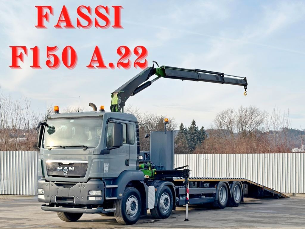 MAN TGS 35.360 * FASSI F150 A.22 + FUNK* TOPZUSTAND - Tow truck: picture 1 MAN TGS 35.360 * FASSI F150 A.22 + FUNK* TOPZUSTAND - Tow truck: picture 1