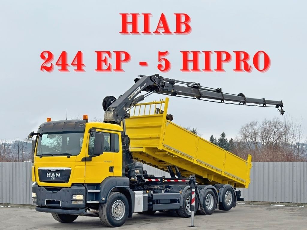 MAN TGS 35.400 * HIAB 244 EP - 5 HIPRO + FUNK * 8x4 - Crane truck: picture 1 MAN TGS 35.400 * HIAB 244 EP - 5 HIPRO + FUNK * 8x4 - Crane truck: picture 1