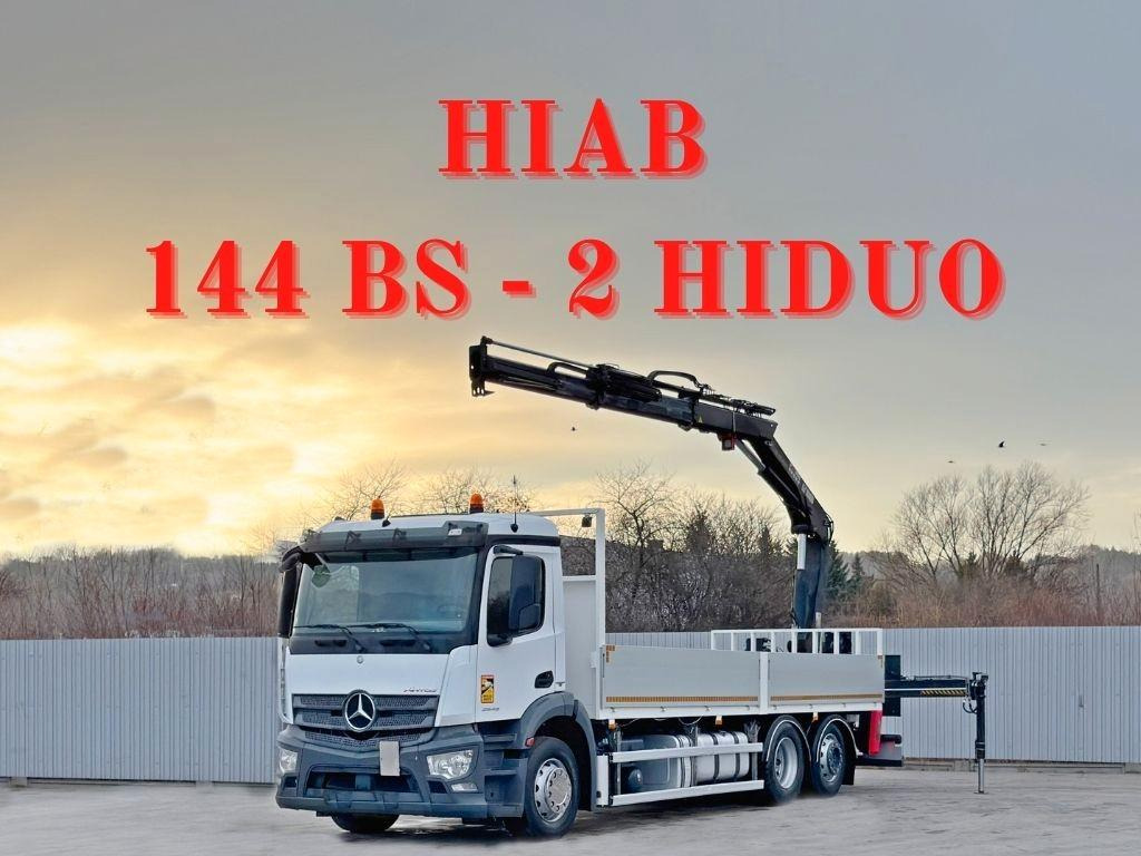Mercedes-Benz ANTOS 2543* HIAB 144 BS - 2 HIDUO /FUNK - Crane truck: picture 1 Mercedes-Benz ANTOS 2543* HIAB 144 BS - 2 HIDUO /FUNK - Crane truck: picture 1