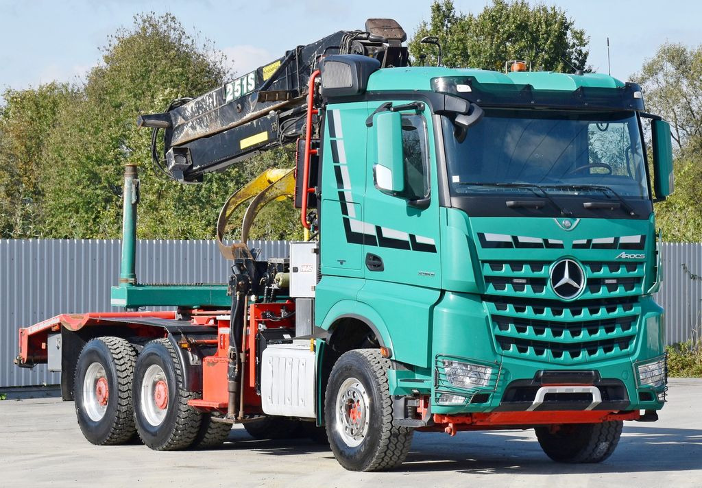 Mercedes-Benz AROCS 3363 *HOLZTRANSPORTER * LOGLIFT 251S /6x4 - Logging truck, Crane truck: picture 4 Mercedes-Benz AROCS 3363 *HOLZTRANSPORTER * LOGLIFT 251S /6x4 - Logging truck, Crane truck: picture 4
