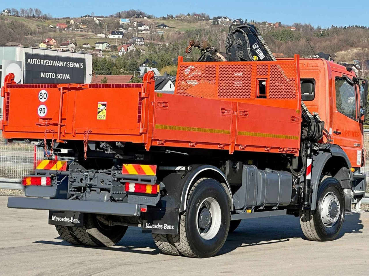 Mercedes-Benz AXOR 1829 * HIAB 1111 HIDUO + FUNK * TOP * 4x4 - Tipper, Crane truck: picture 5 Mercedes-Benz AXOR 1829 * HIAB 1111 HIDUO + FUNK * TOP * 4x4 - Tipper, Crane truck: picture 5