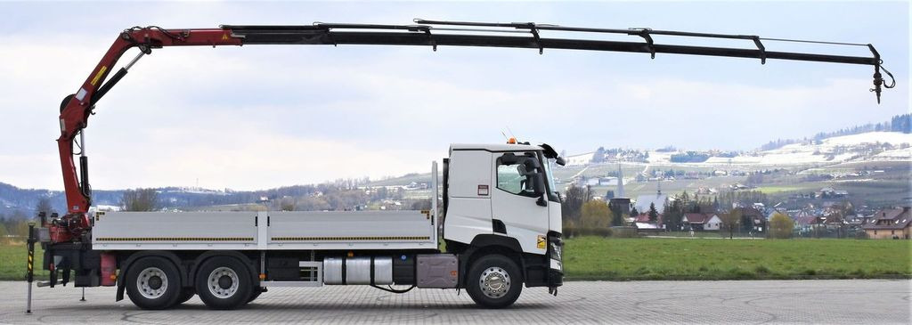 Renault C 460 * HMF 1510 K6 + FUNK * 6x4 - Crane truck, Dropside/ Flatbed truck: picture 5 Renault C 460 * HMF 1510 K6 + FUNK * 6x4 - Crane truck, Dropside/ Flatbed truck: picture 5