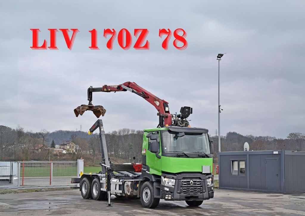 Renault C430* ABROLLKIPPER *LIV 170Z 78 * 6x4 Renault C430* ABROLLKIPPER *LIV 170Z 78 * 6x4 - Hook lift truck, Crane truck: picture 1 Renault C430* ABROLLKIPPER *LIV 170Z 78 * 6x4 Renault C430* ABROLLKIPPER *LIV 170Z 78 * 6x4 - Hook lift truck, Crane truck: picture 1