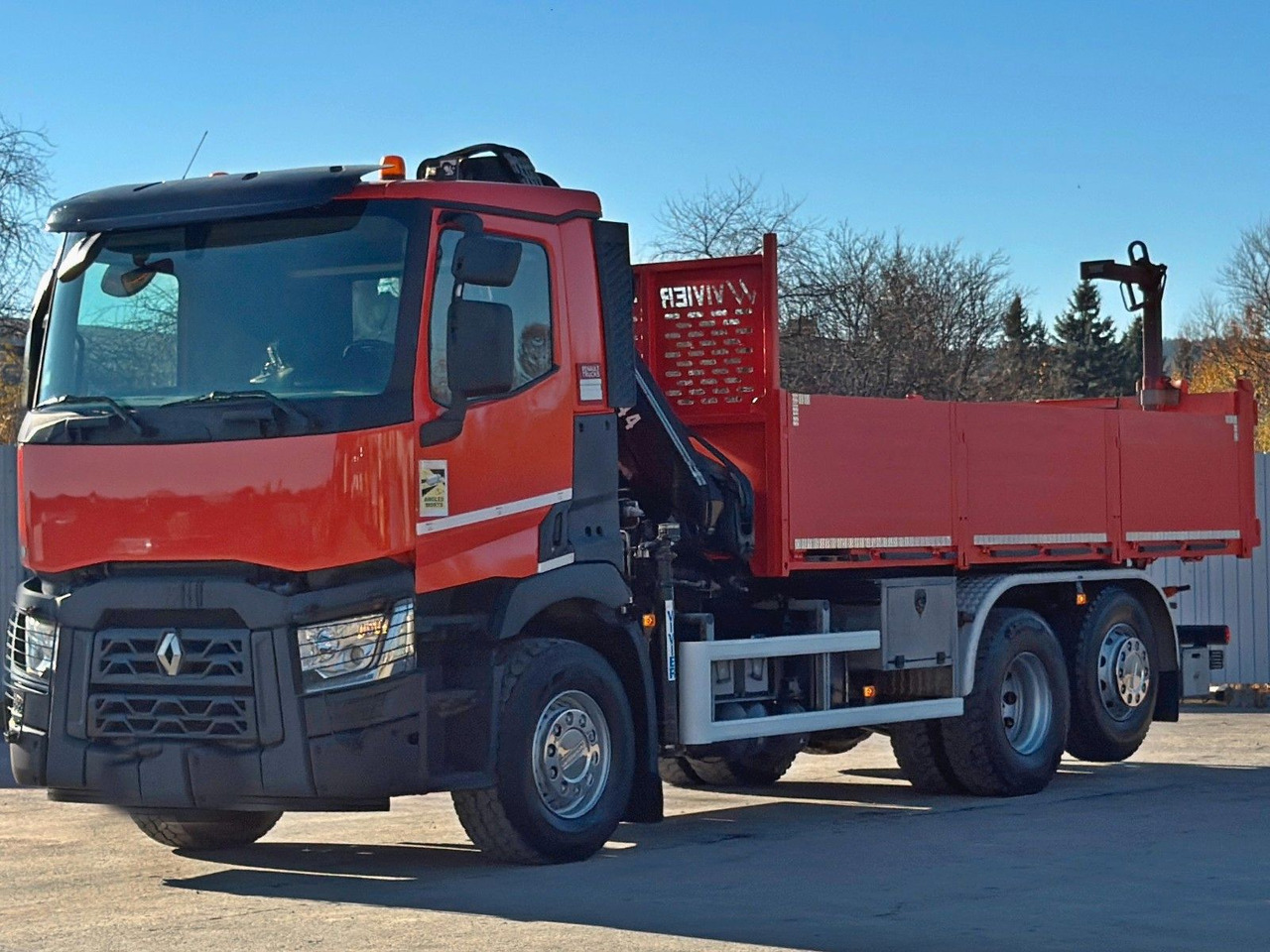 Renault C430 * HIAB 144 BS - 3 HIDUO+ FUNK/ 6x2 - Tipper, Crane truck: picture 4 Renault C430 * HIAB 144 BS - 3 HIDUO+ FUNK/ 6x2 - Tipper, Crane truck: picture 4