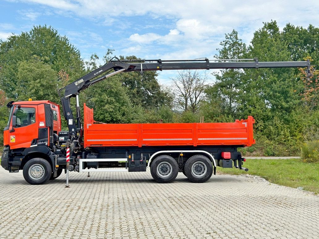 Renault K 380 * HIAB 144 BS - 3 HIDUO + FUNK * 6x4 * TOP - Tipper, Crane truck: picture 5 Renault K 380 * HIAB 144 BS - 3 HIDUO + FUNK * 6x4 * TOP - Tipper, Crane truck: picture 5