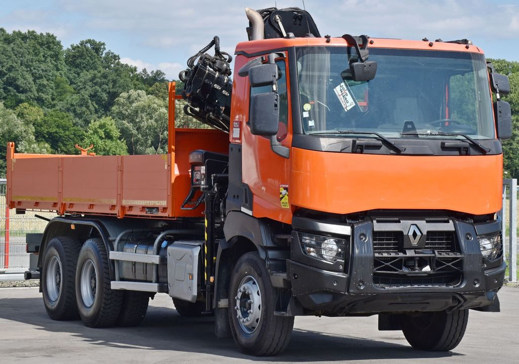 Renault K 430 * HIAB 144 B-3 HIDUO + FUNK / 6x4 - Crane truck, Tipper: picture 3 Renault K 430 * HIAB 144 B-3 HIDUO + FUNK / 6x4 - Crane truck, Tipper: picture 3