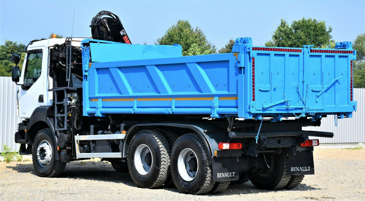 Tipper, Crane truck Renault KERAX 370 DXI* HIAB 122B-3 HIDUO/FUNK * 6x4 Renault KERAX 370 DXI* HIAB 122B-3 HIDUO/FUNK * 6x4: picture 8