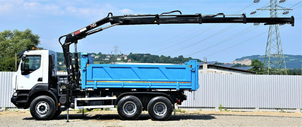 Tipper, Crane truck Renault KERAX 370 DXI* HIAB 122B-3 HIDUO/FUNK * 6x4 Renault KERAX 370 DXI* HIAB 122B-3 HIDUO/FUNK * 6x4: picture 6