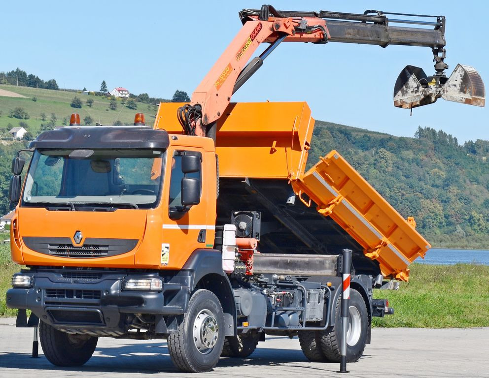 Renault KERAX 370 DXI* KIPPER 3,70m *PK 15500 + FUNK*TOP - Crane truck, Tipper: picture 3 Renault KERAX 370 DXI* KIPPER 3,70m *PK 15500 + FUNK*TOP - Crane truck, Tipper: picture 3