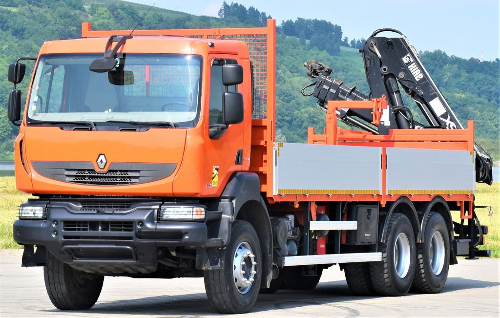 Renault KERAX 410 * HIAB 144 B-3 HIDUO / 6x4 * TOP Renault KERAX 410 * HIAB 144 B-3 HIDUO / 6x4 * TOP - Crane truck, Dropside/ Flatbed truck: picture 4 Renault KERAX 410 * HIAB 144 B-3 HIDUO / 6x4 * TOP Renault KERAX 410 * HIAB 144 B-3 HIDUO / 6x4 * TOP - Crane truck, Dropside/ Flatbed truck: picture 4
