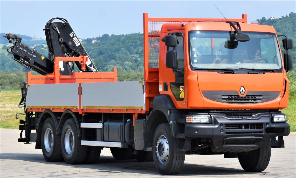 Renault KERAX 410 * HIAB 144 B-3 HIDUO / 6x4 * TOP Renault KERAX 410 * HIAB 144 B-3 HIDUO / 6x4 * TOP - Crane truck, Dropside/ Flatbed truck: picture 3 Renault KERAX 410 * HIAB 144 B-3 HIDUO / 6x4 * TOP Renault KERAX 410 * HIAB 144 B-3 HIDUO / 6x4 * TOP - Crane truck, Dropside/ Flatbed truck: picture 3
