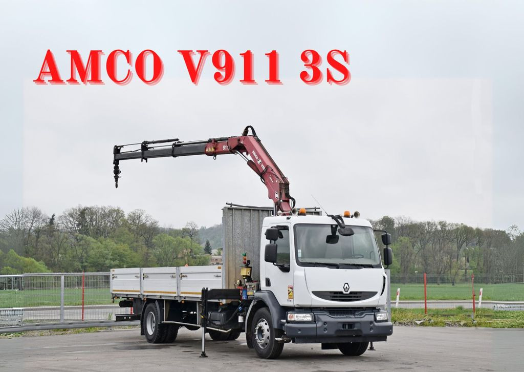 Renault MIDLUM 220 DXI *PRITSCHE 7,35m * KRAN + FUNK Renault MIDLUM 220 DXI *PRITSCHE 7,35m * KRAN + FUNK - Crane truck, Dropside/ Flatbed truck: picture 1 Renault MIDLUM 220 DXI *PRITSCHE 7,35m * KRAN + FUNK Renault MIDLUM 220 DXI *PRITSCHE 7,35m * KRAN + FUNK - Crane truck, Dropside/ Flatbed truck: picture 1