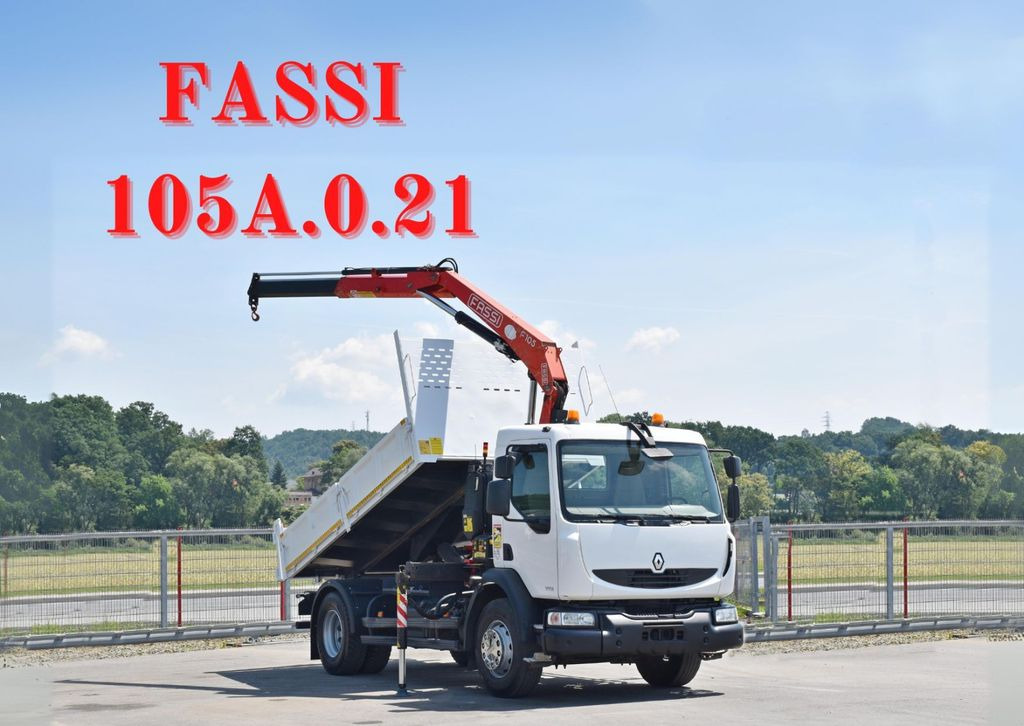 Renault MIDLUM 300 DXI * FASSI F105A.0.21 + PILOT* TOP Renault MIDLUM 300 DXI * FASSI F105A.0.21 + PILOT* TOP - Crane truck, Tipper: picture 1 Renault MIDLUM 300 DXI * FASSI F105A.0.21 + PILOT* TOP Renault MIDLUM 300 DXI * FASSI F105A.0.21 + PILOT* TOP - Crane truck, Tipper: picture 1