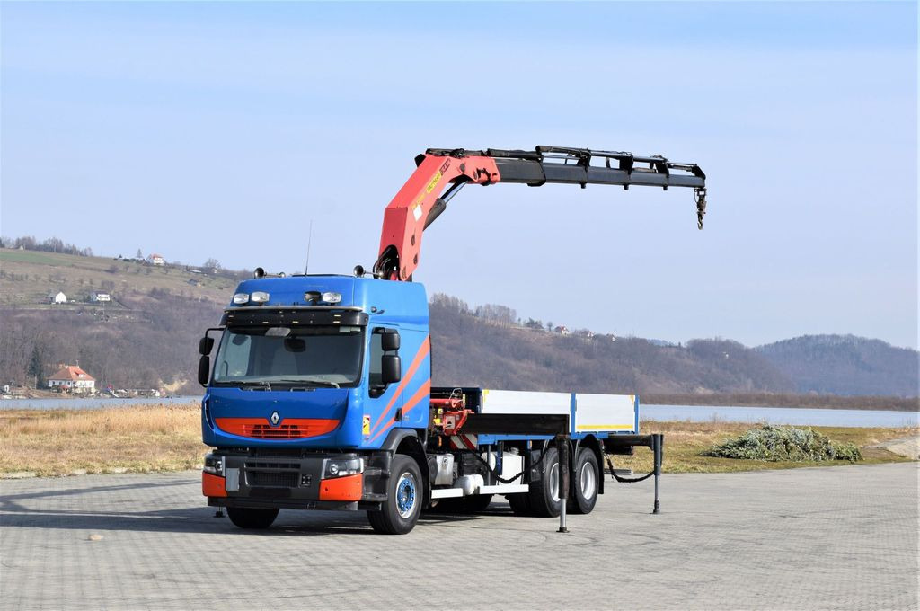 Renault Premium 410* PRITSCHE 6,50m *PK 32080/FUNK* TOP - Crane truck, Dropside/ Flatbed truck: picture 2 Renault Premium 410* PRITSCHE 6,50m *PK 32080/FUNK* TOP - Crane truck, Dropside/ Flatbed truck: picture 2