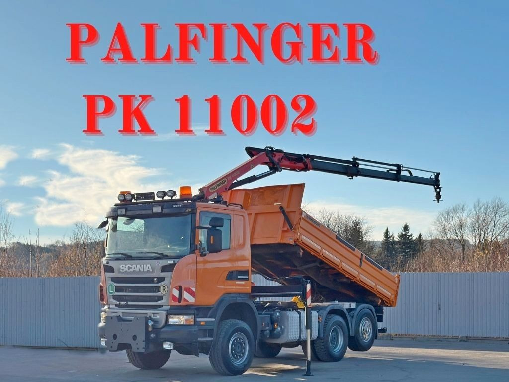 Scania G 360 * KIPPER 4,60m * PALFINGER PK 11002/ 4x4 - Crane truck: picture 1 Scania G 360 * KIPPER 4,60m * PALFINGER PK 11002/ 4x4 - Crane truck: picture 1