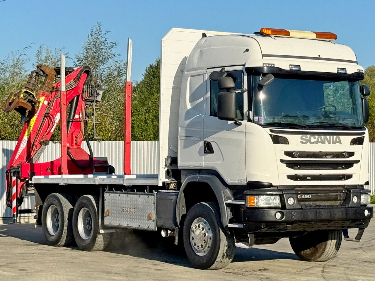 Scania G490* HOLZTRANSPORTER * PENZ 12Z8.70* 6x6 - Logging truck, Crane truck: picture 3 Scania G490* HOLZTRANSPORTER * PENZ 12Z8.70* 6x6 - Logging truck, Crane truck: picture 3