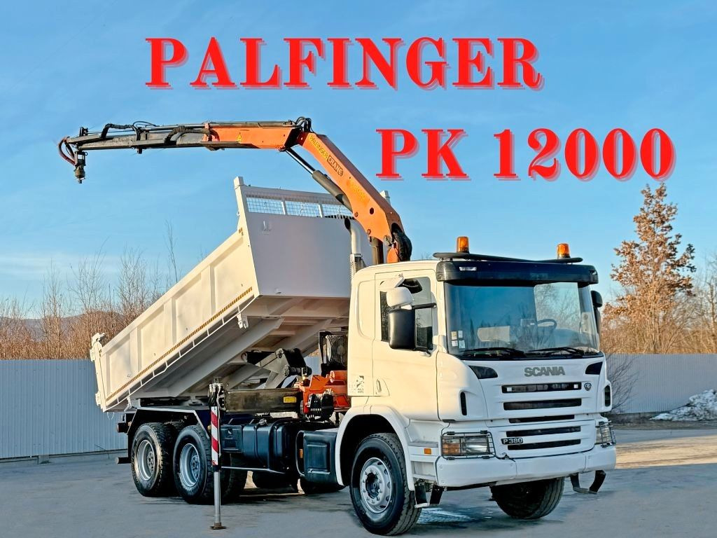 Scania P 380 Kipper 5,10 m * PK 12000 * 6x4 - Crane truck: picture 1 Scania P 380 Kipper 5,10 m * PK 12000 * 6x4 - Crane truck: picture 1