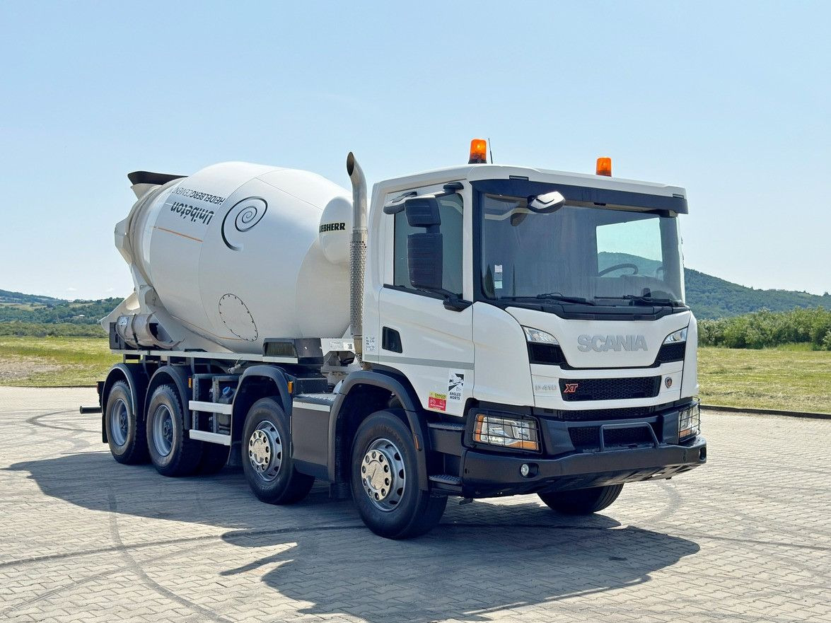 Scania P 410 XT * Betonmischer * 8x4 * TOPZUSTAND - Concrete mixer truck: picture 1 Scania P 410 XT * Betonmischer * 8x4 * TOPZUSTAND - Concrete mixer truck: picture 1