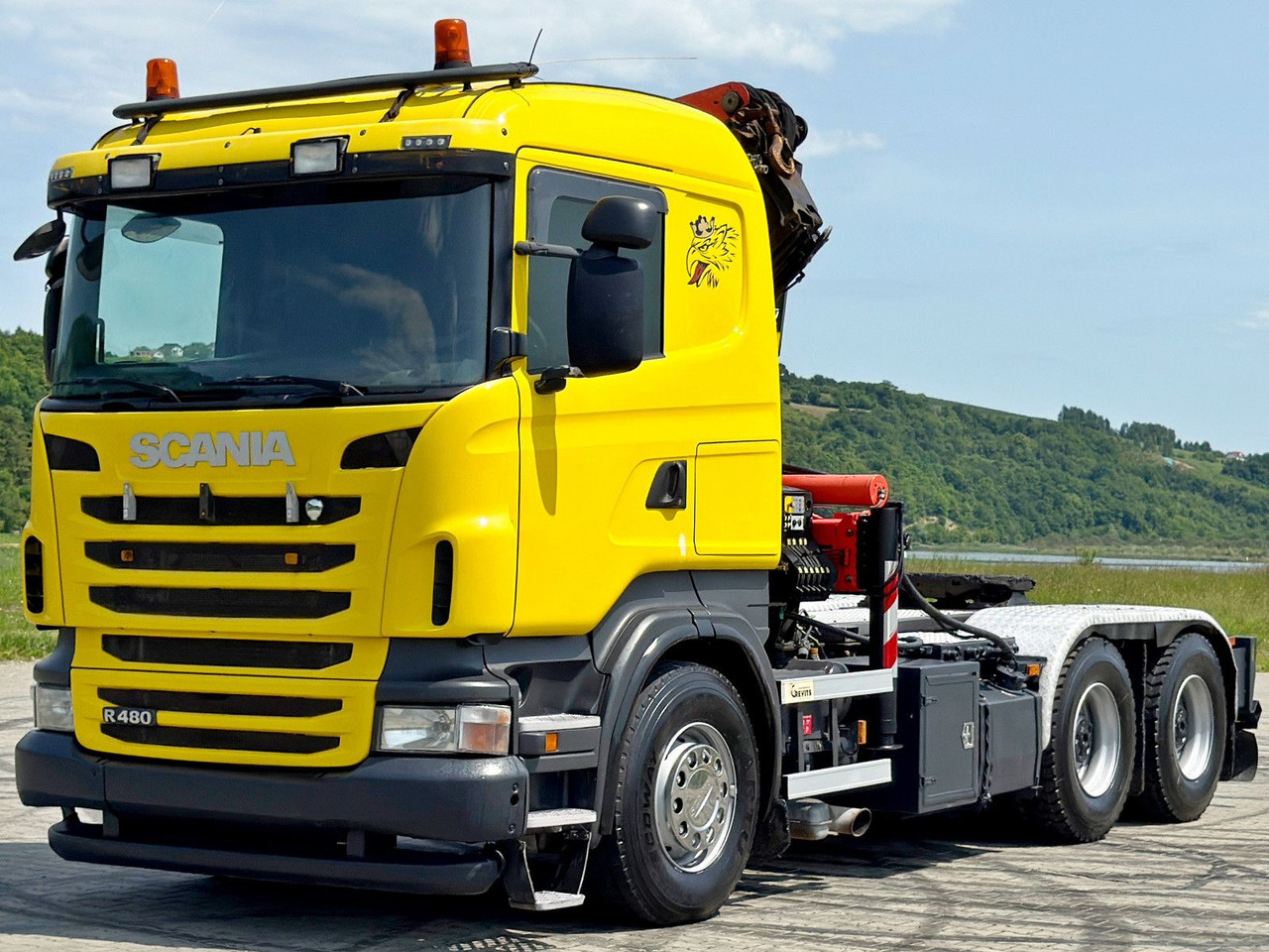 Scania R480 * Sattelzugmaschine + PK 27002 + FUNK /6x4 - Crane truck: picture 4 Scania R480 * Sattelzugmaschine + PK 27002 + FUNK /6x4 - Crane truck: picture 4