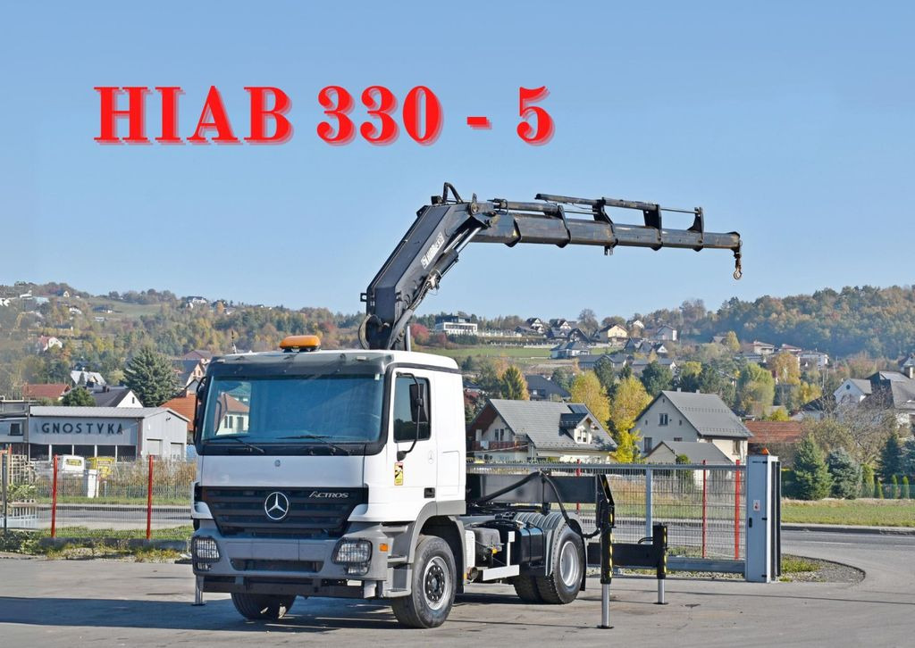 Mercedes-Benz ACTROS 1844 * Sattelzugmaschine *HIAB 330-5/FUNK Mercedes-Benz ACTROS 1844 * Sattelzugmaschine *HIAB 330-5/FUNK - Tractor unit: picture 1 Mercedes-Benz ACTROS 1844 * Sattelzugmaschine *HIAB 330-5/FUNK Mercedes-Benz ACTROS 1844 * Sattelzugmaschine *HIAB 330-5/FUNK - Tractor unit: picture 1
