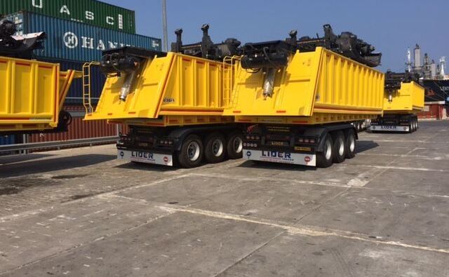New Tipper semi-trailer LIDER 2024 MODEL NEW 35 M3 DUMPER ( BENNE ): picture 16