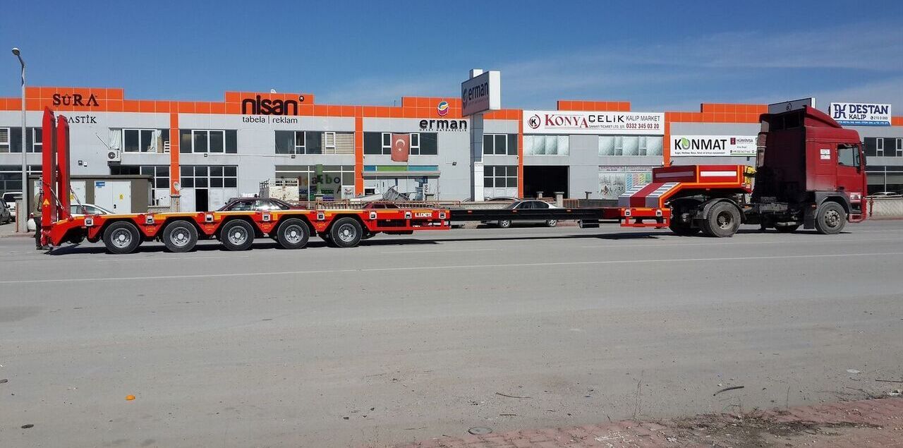 New Low loader semi-trailer LIDER 2025 NEW DIRECTLY FROM MANUFACTURER COMPANY AVAILABLE IN STOCK: picture 7