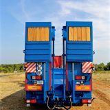 New Low loader semi-trailer for transportation of heavy machinery LIDER 2025 model new directly from manufacturer company available stock: picture 13